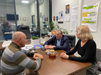 ГБУ ДО РК «СШ водных видов спорта им. Маргаритова В.С.» с рабочим визитом посетили Игорь Горин и Елена Мельникова