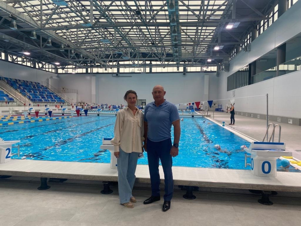 Министр экологии и природных ресурсов РК Славгородская О.А. решила посетить Центр олимпийской подготовки РК по водным видам спорта