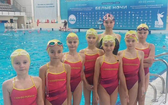 В Санкт-Петербурге (19-21.06.2025) завершились Всероссийские соревнования по синхронному плаванию «Белые ночи»